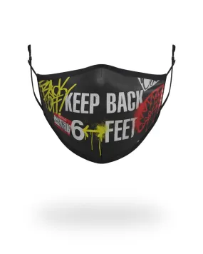 ADULT BACK IT UP FORM FITTING FACE MASK