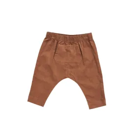 Amber Brown Drop Crotch Jogger