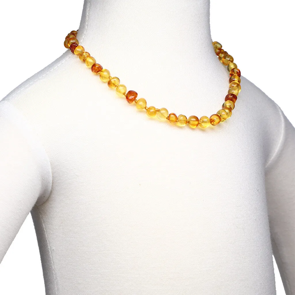 Amber Necklace Lemon/Cognac