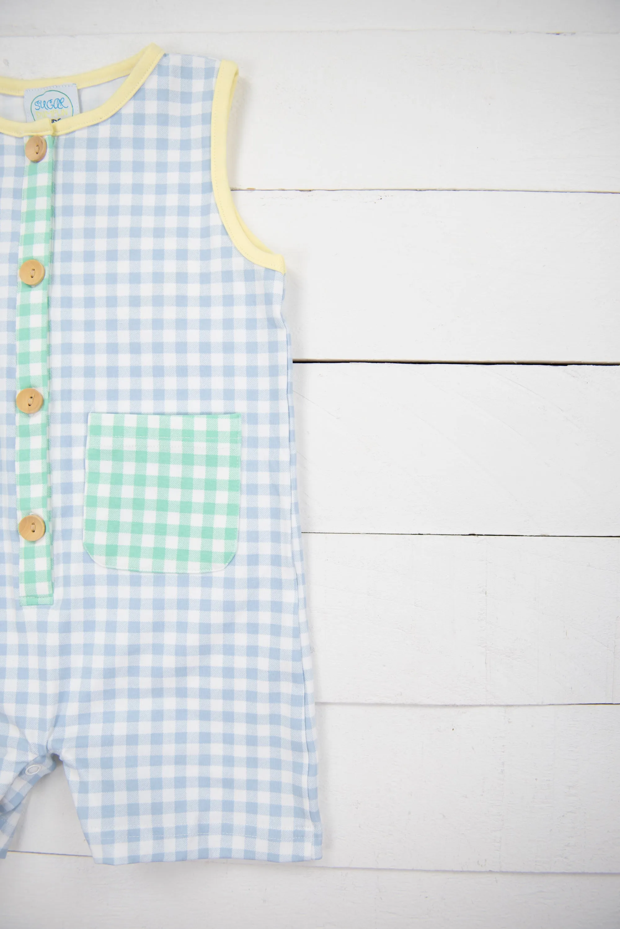 Boys Color Block Shortall