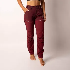 Burgundy Wilderness Hiking Pants