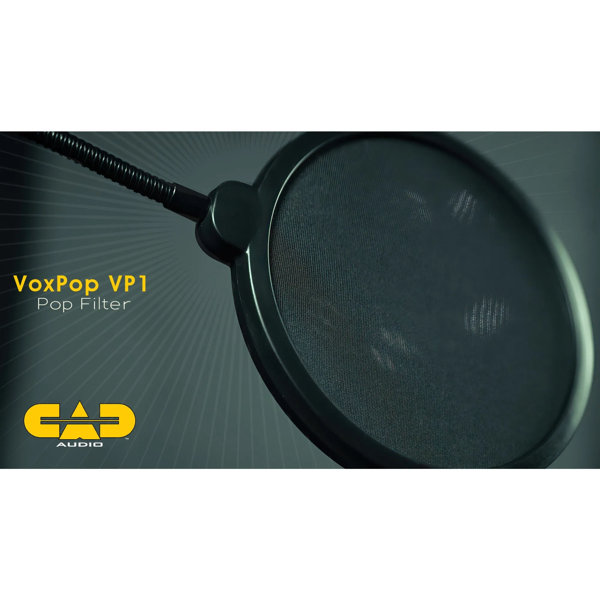 CAD Audio VoxPop 6-inch Pop Filter on 14-inch Gooseneck