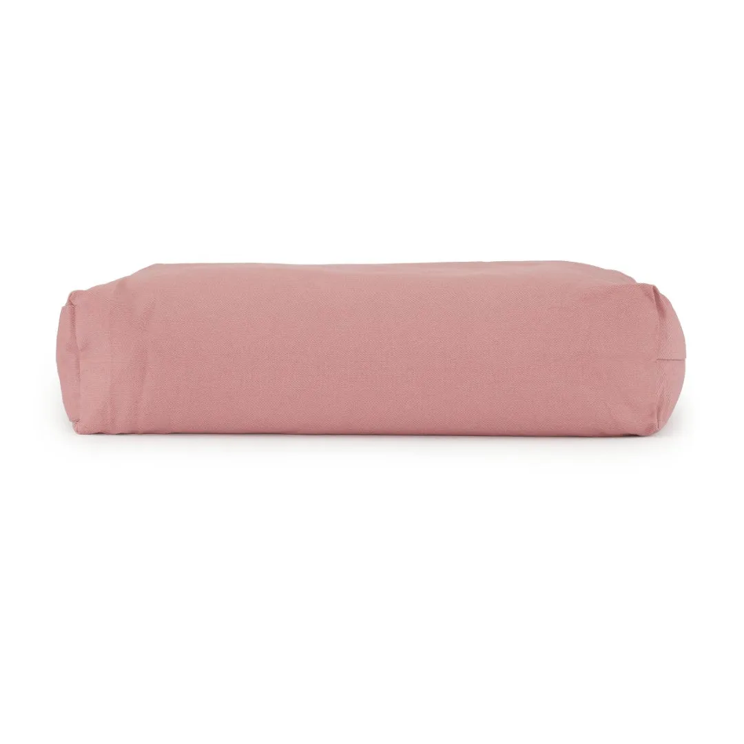 Calm Rektangulær Yoga Bolster - Rosa