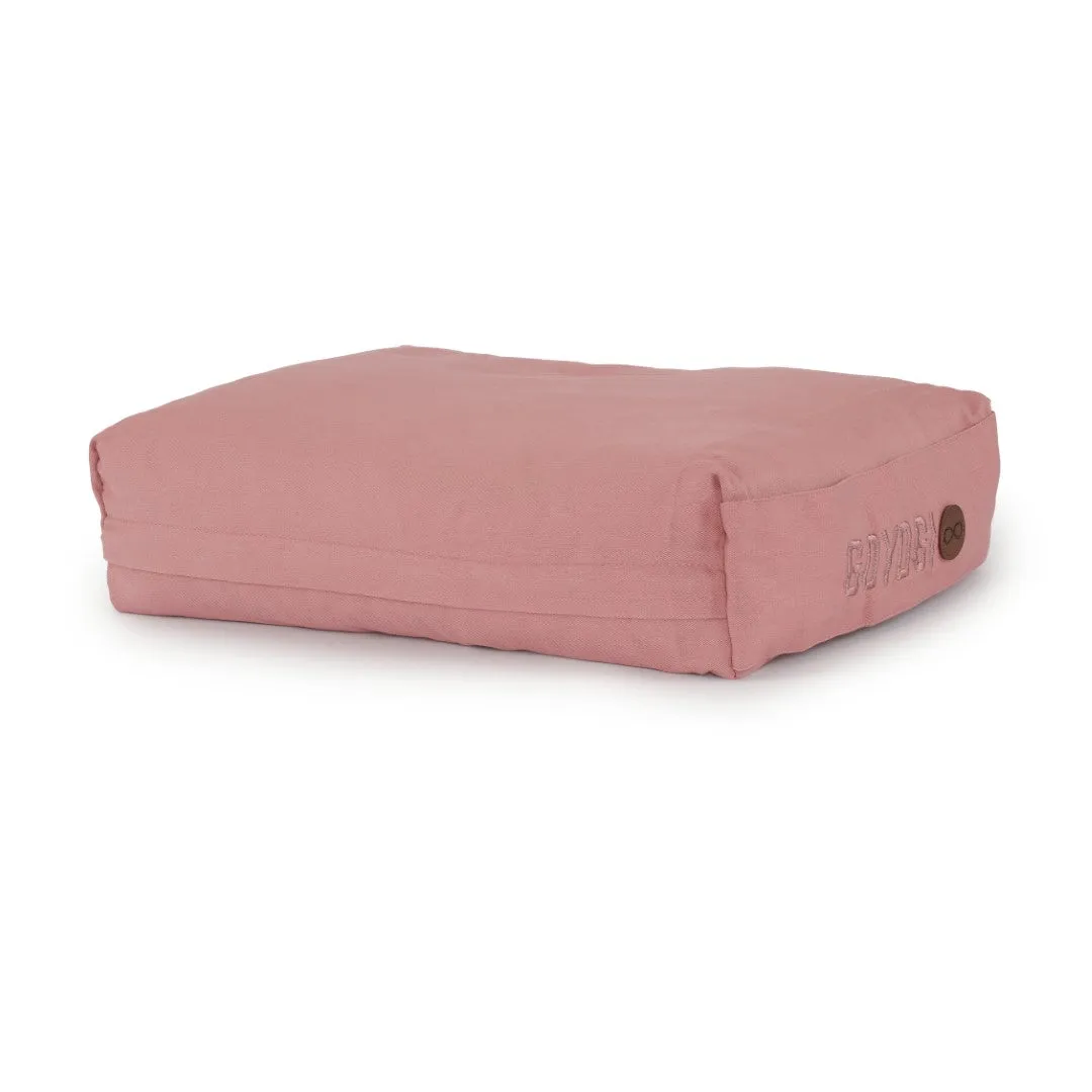 Calm Rektangulær Yoga Bolster - Rosa