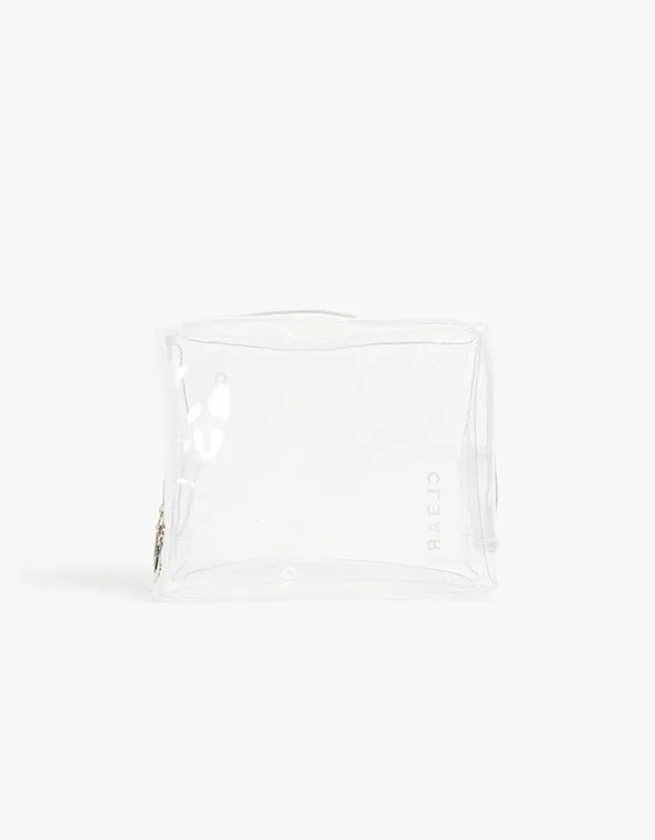 Clear Large Cosmetic Case - Transparent