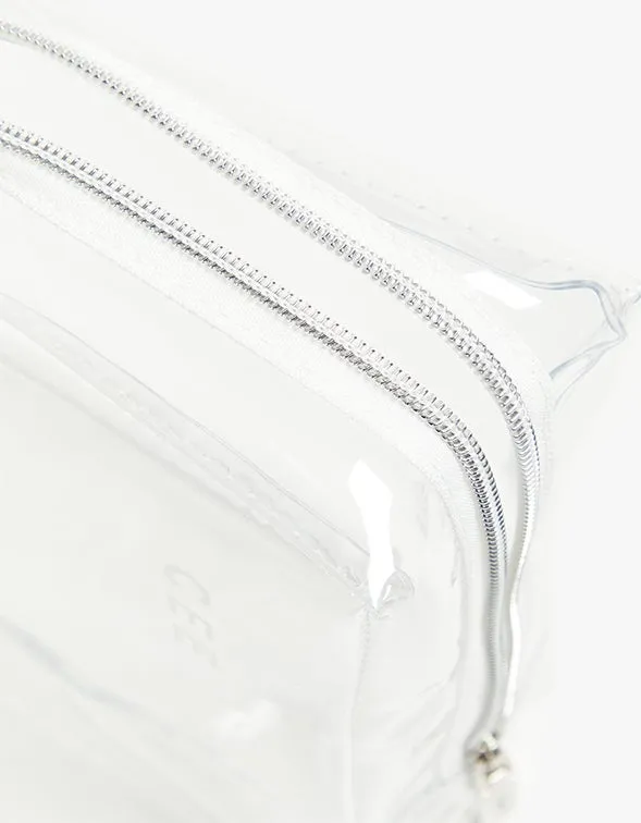 Clear Large Cosmetic Case - Transparent