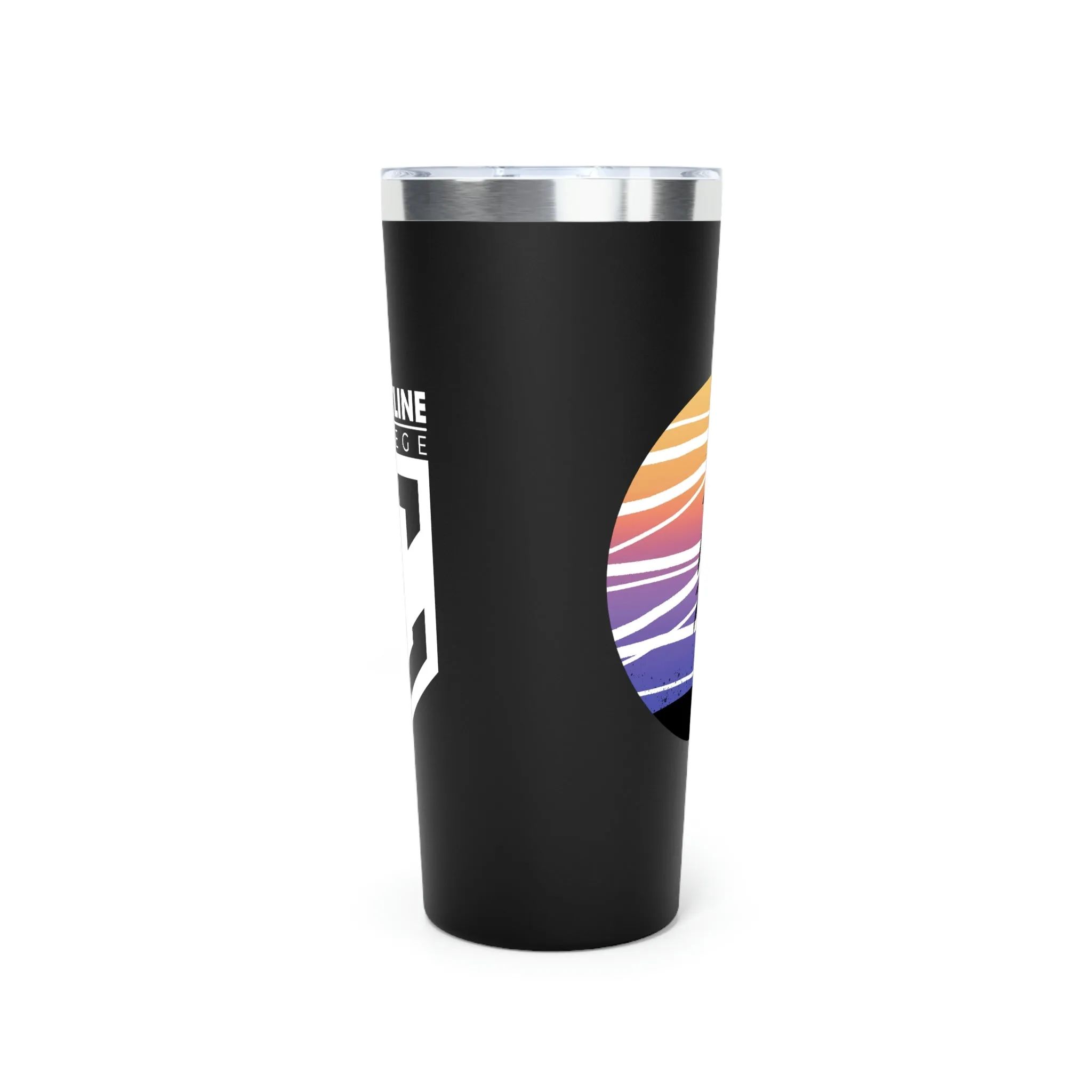 Coastline Summertime Sunset Copper Vacuum Insulated Tumbler, 22oz