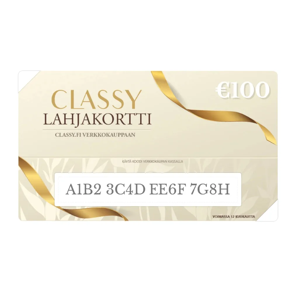 Lahjakortti 50€ - 250€