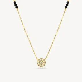 Lakshmi Diamond Mangalsutra | BIS Hallmarked | 18k Gold Vermeil