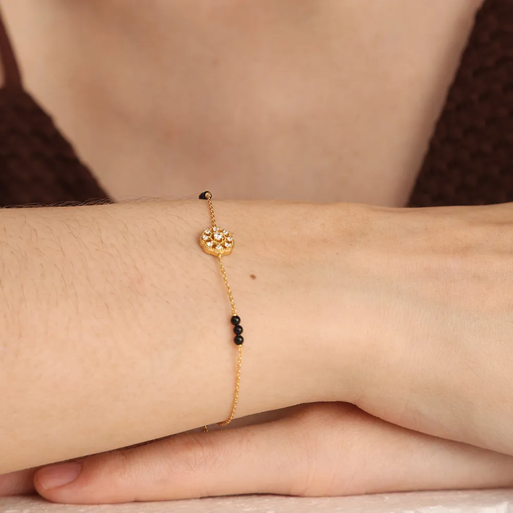 Lakshmi Mangalsutra Bracelet | 18K Gold Vermeil