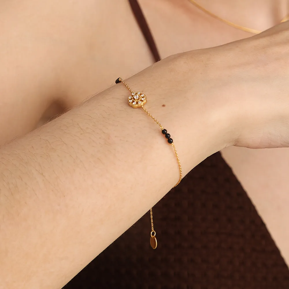 Lakshmi Mangalsutra Bracelet | 18K Gold Vermeil