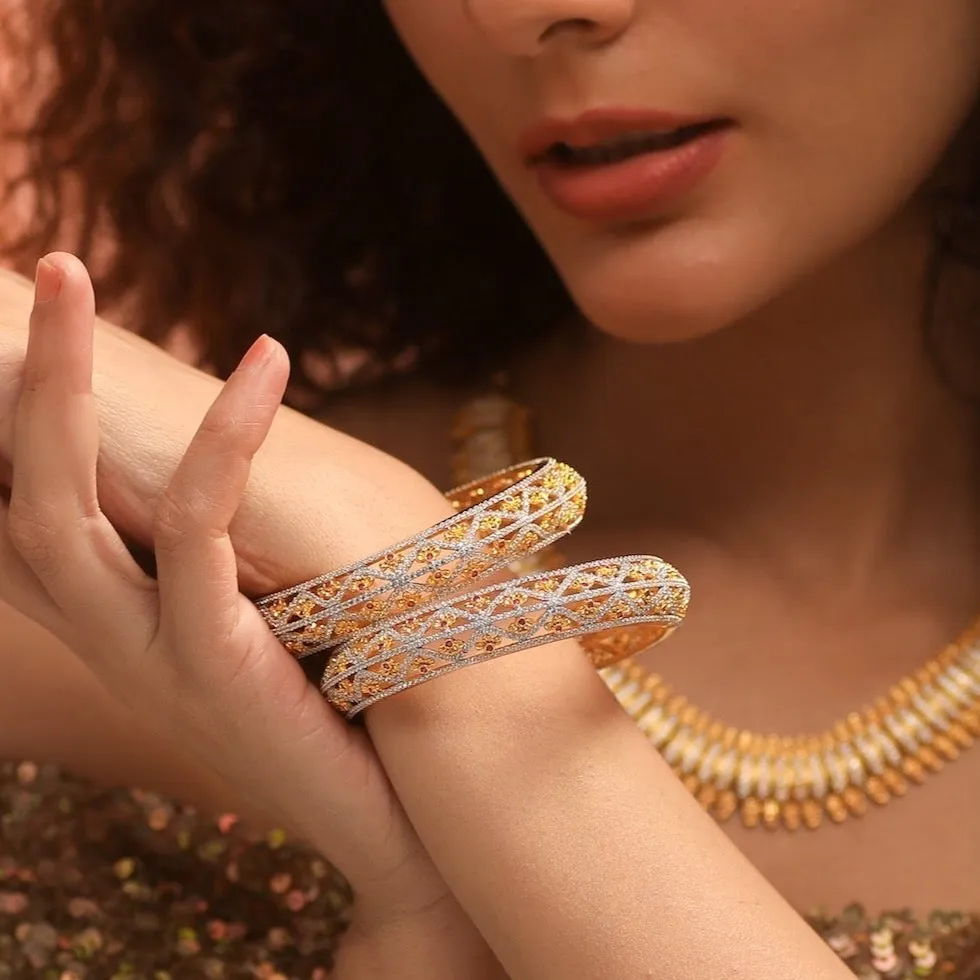 Milena Nakshatra CZ Bangles