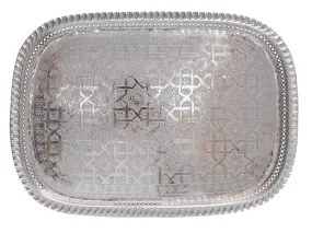 Moroccan Tea Tray - Rectangular - Tiles - Large Size