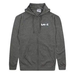 New Style Logo Zip Hoodie Gunmetal Heather