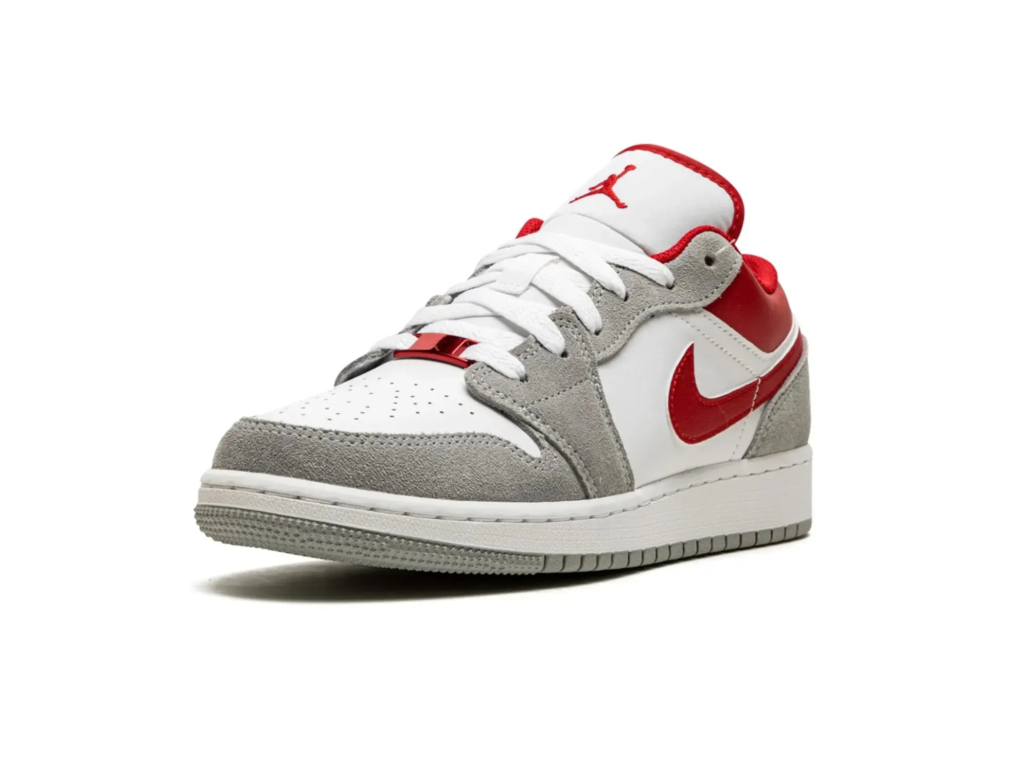 Nike Air Jordan 1 Low "Light Smoke Grey Gym Red"