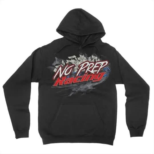 No Prep Racing Black Pullover Hoodie