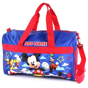 Personalized Kid's Travel Duffel Bag - Mickey Mouse