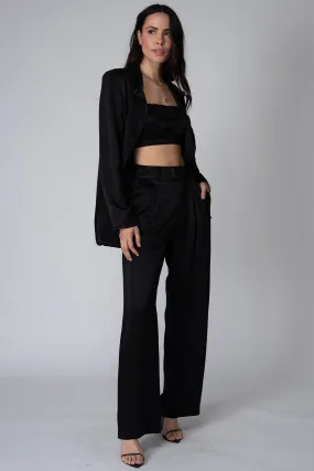 THE CUPRO SILKY PLEATED PANT