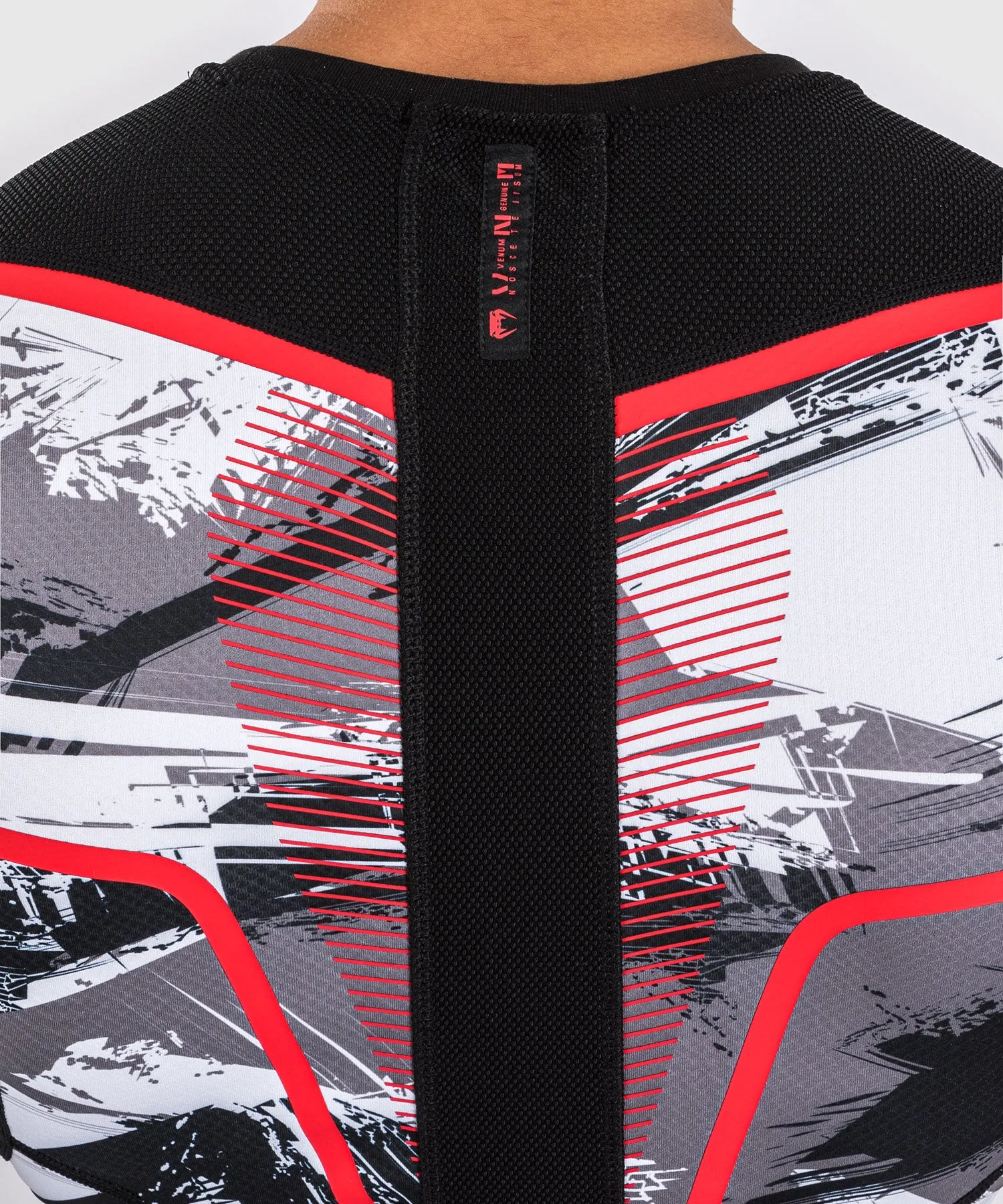 Venum Electron 3.0 Long Sleeve Rashguard - Grey/Red